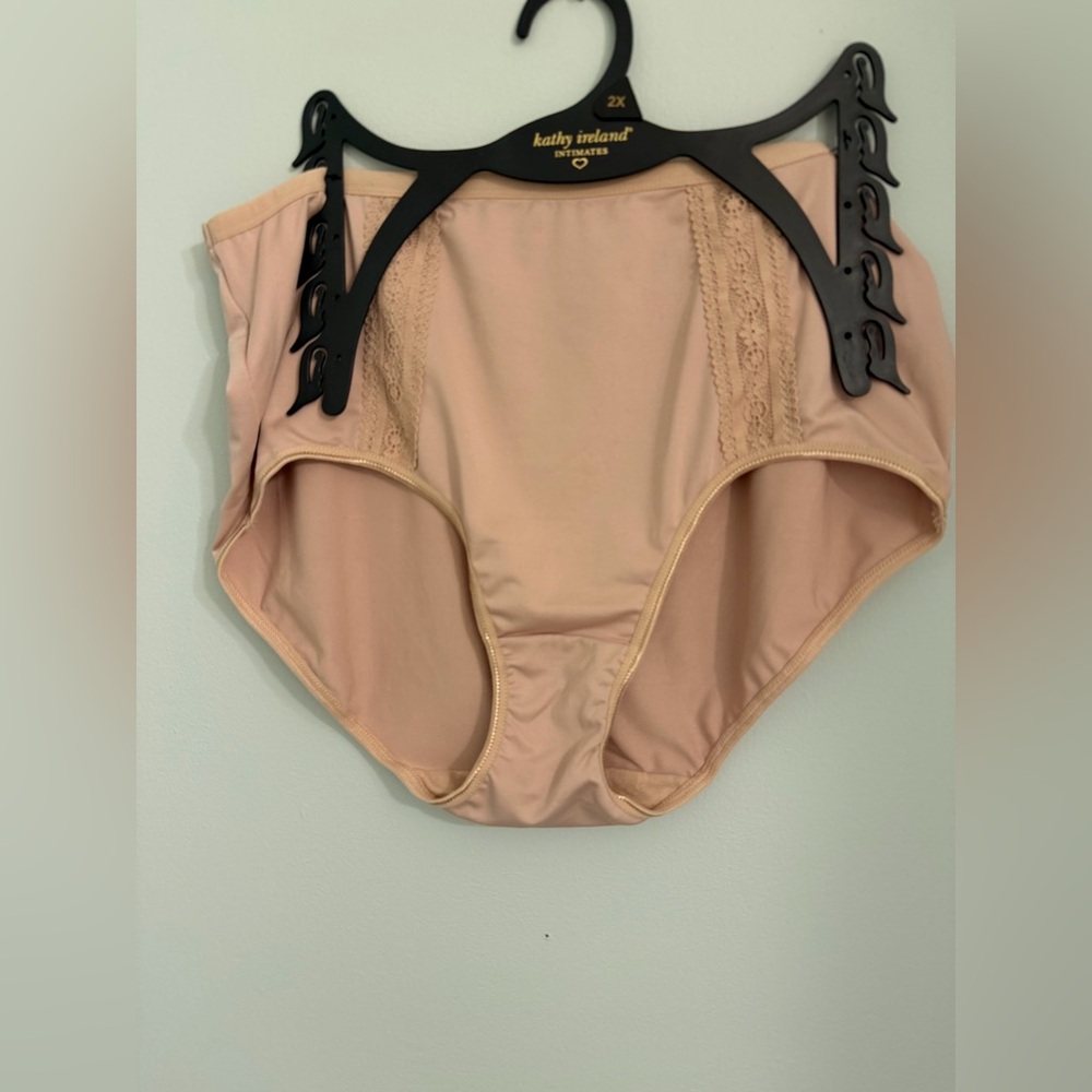 Kathy Ireland Women's Peach Briefs 2XL